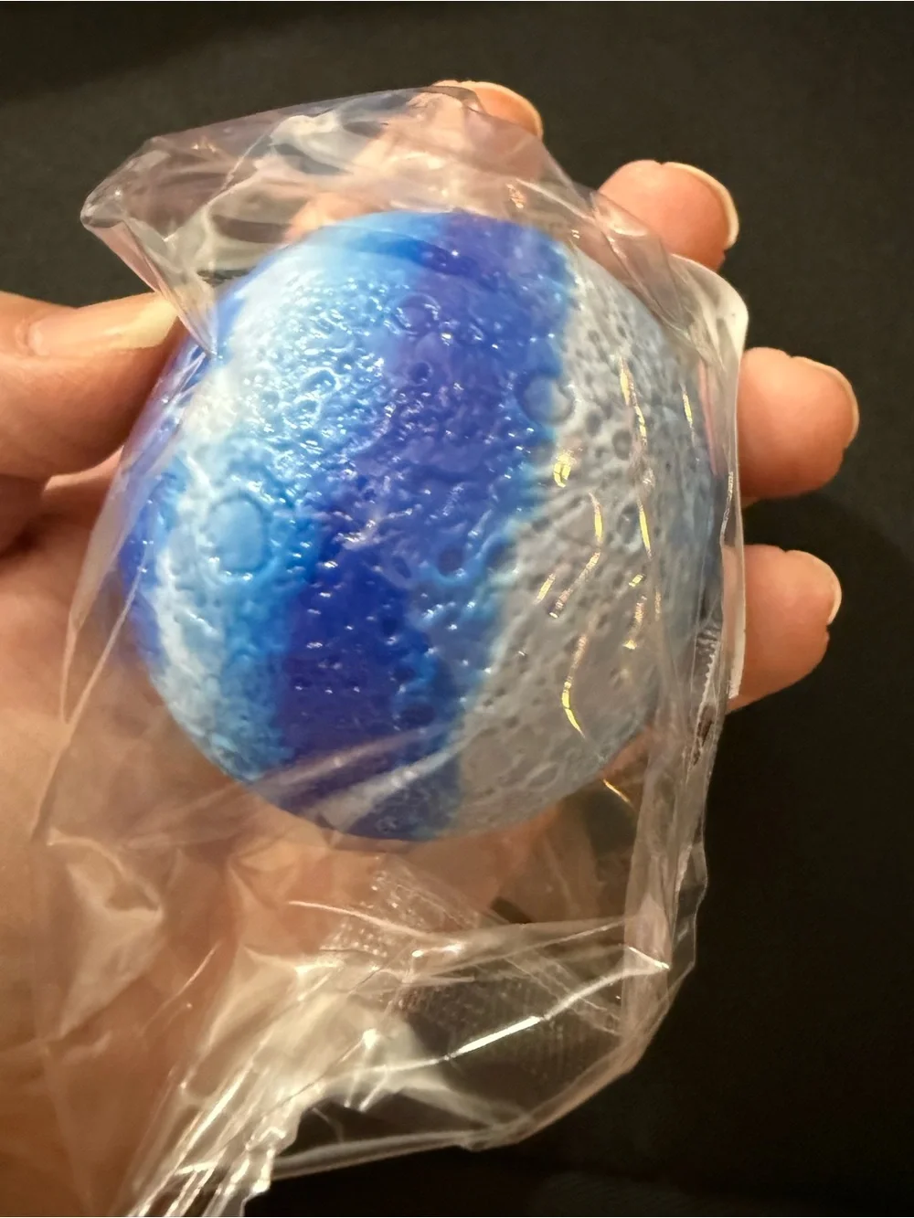 Blue Round Earth Texture Squishy Ball
